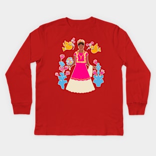 Latin Charm Kids Long Sleeve T-Shirt